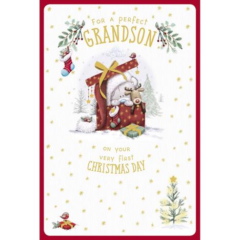 Grandson's 1st Christmas Me to You Bear Christmas Card £2.49